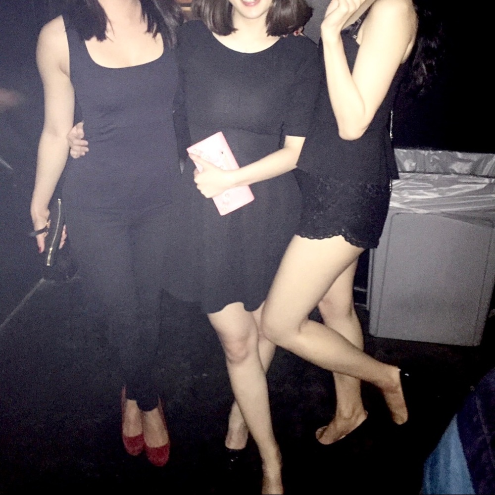 ASOS petite black dress 0P